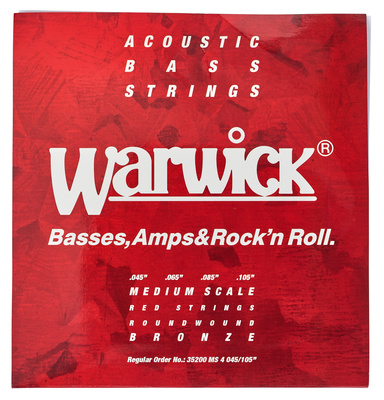 Warwick Acoustic Bass Strings 4 45-105 akustinės bosinės gitaros stygos  