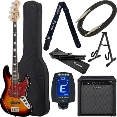 Hamaril Bassguitar Set 2 bosinės gitaros komplektas