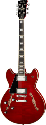 Harley Benton HB-35Plus LH Cherry pusiau akustinė gitara