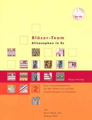 Horst Rapp Verlag Bläser-Team 2 A-Sax mokomoji literatūra pučiamiesiems instrumentams