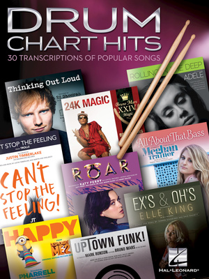 Hal Leonard Drum Chart Hits mušamųjų instrumentų natų sąsiuvinys