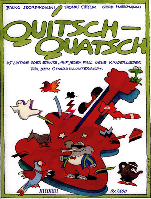 Ricordi Quitsch-Quatsch akustinės gitaros dainų knyga