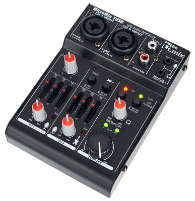 the t.mix MicroMix 1 USB analoginis mikšerinis pultas  