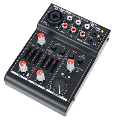 the t.mix MicroMix 2 USB analoginis mikšeris