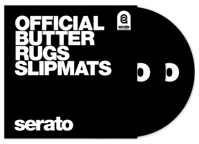 Serato Butter Rugs 12" Slipmat juodas slipmatas