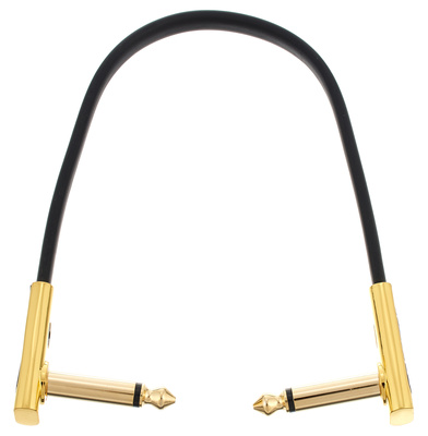 Rockboard Flat Patch Cable Gold 20 cm instrumentinis laidas