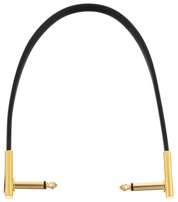 Rockboard Flat Patch Cable Gold 30 cm instrumentinis laidas  