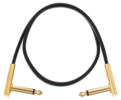 Rockboard Flat Patch Cable Gold 45 cm instrumentinis laidas