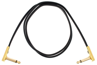 Rockboard Flat Patch Cable Gold 100 cm instrumentinis laidas