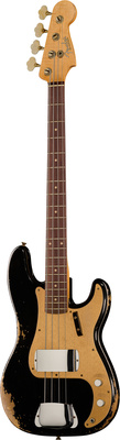 Fender 59 P-Bass Heavy Relic BK 4-stygė p-bosinė gitara