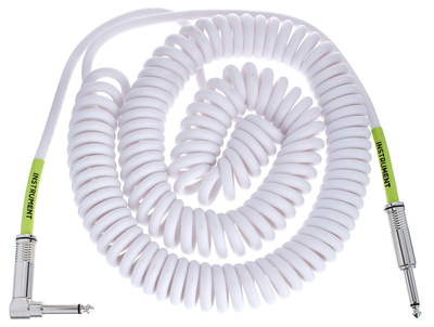 Ernie Ball Spiral Instrument Cable White instrumentinis laidas