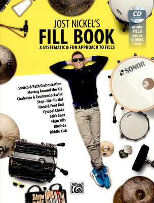 Alfred Music Publishing Jost Nickel's Fill Book mušamųjų instrumentų literatūra
