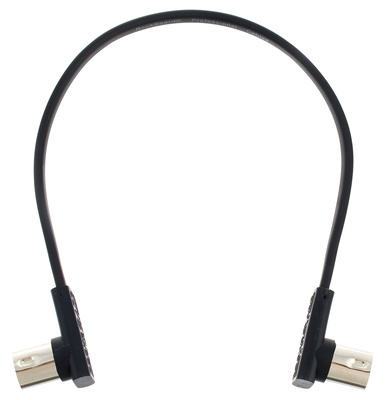 Rockboard Flat MIDI Cable 30cm Black MIDI laidas  