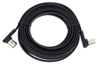 Rockboard Flat MIDI Cable 500cm Black MIDI laidas  
