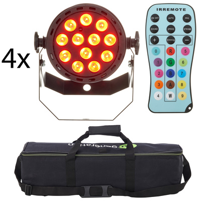 Fun Generation LED Pot 12x1W QCL RGB W daugiaspalvė LED PAR lempa