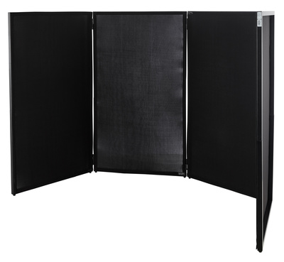 B-Stock, ADJ Event Facade II black, transportabler Sichtschutz für Veranstaltungen, auch ideal als Abdeckung vor Tischen, kann bei Verwendung von
