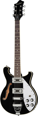 Harley Benton RB-600BK Classic Series pusiau akustinė gitara