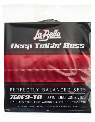 La Bella 760FS-TB Deep Talkin Bass plokščios bosinės gitaros stygos