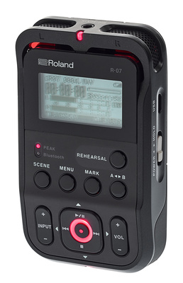 Roland R-07 black nešiojamas įrašymo įrenginys