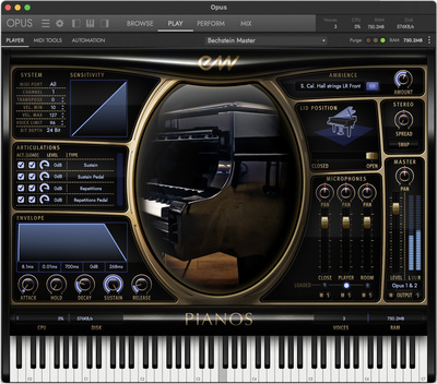 EastWest Quantum Leap Pianos Platinum virtualus instrumentas