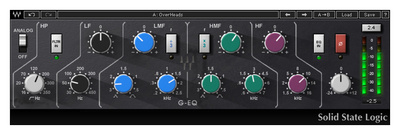 Waves SSL G-Equalizer garso efektų priedas