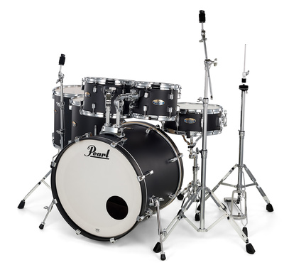 Pearl Decade Maple 6pc Satin Black akustinis būgnų komplektas
