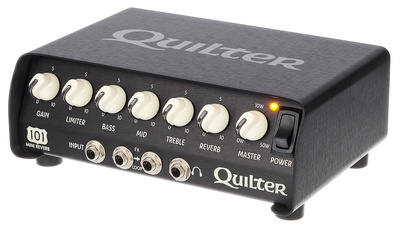 B-Stock, Quilter 101 Reverb, Topteil für E-Gitarre, 50 Watt Leistung, Regler für Gain/Limiter/Bass/Mid/Treble/Reverb/Master, FX Loop,