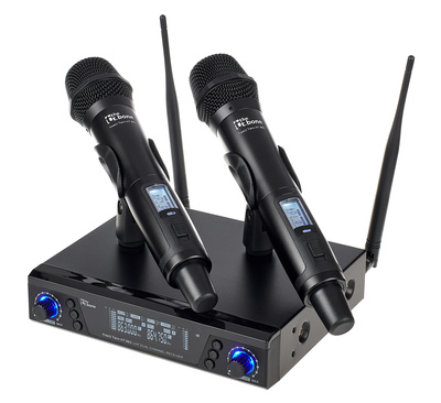 the t.bone freeU Twin HT 863 belaidis rankinis mikrofonas