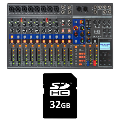 Zoom LiveTrak L-12 kortelių komplektas