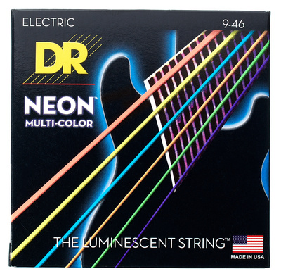 DR Strings Neon Multi NMCE-9/46 elektrinės gitaros stygos