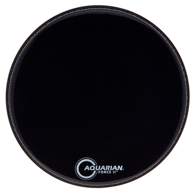 Aquarian 20" Full Force II Resonant BK bosinio būgno membrana