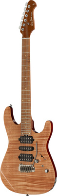 B-Stock, Harley Benton Fusion-II HSH Roasted Natural Pro Serie, ST-shape E-Gitarre, comfort body contour w/matched headstock, Korpus: Sapele