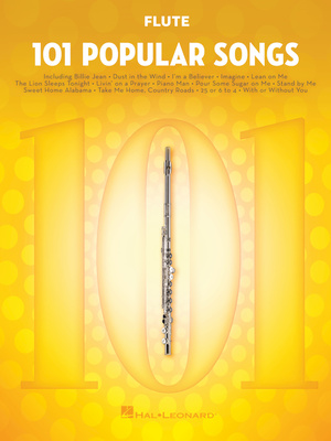 Hal Leonard 101 Popular Songs Flute dainų rinkinys fleitai