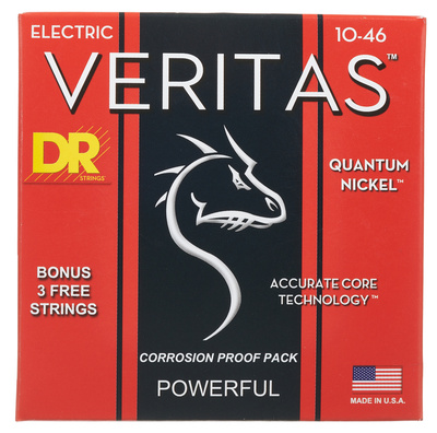 DR Strings Veritas VTE-10 elektrinės gitaros stygos