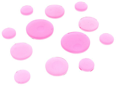 SlapKlatz Gel Pads 12-piece Box pink būgnų slopintuvai