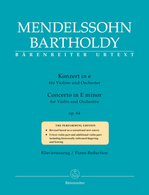 Bärenreiter Mendelssohn Concerto op.64 smuikų natos