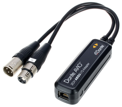 Dante AVIO AES3 IO Adapter 2x2 skaitmeninis keitiklis