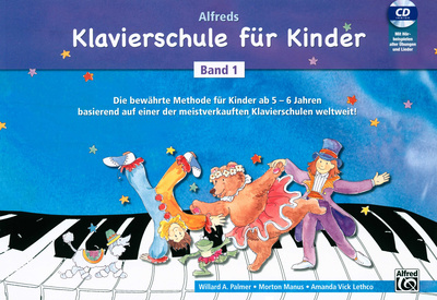 Alfred Music Publishing Klavierschule für Kinder 1 fortepijono mokomoji literatūra