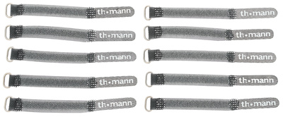 Thomann V1012 Grey 10 Pack kabelių laikikliai