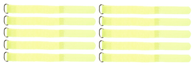 Thomann V1012 Yellow 10 Pack kabelių laikikliai