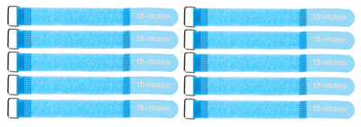 Thomann V2020 Light Blue kabelių laikikliai, 10 vnt.