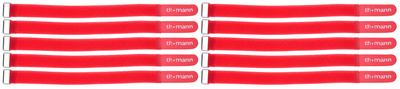 Thomann V2030 Red 10 Pack kabelių laikikliai
