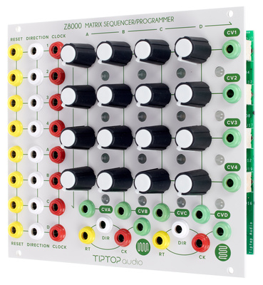 Tiptop Audio Z8000 trigeris ir CV sekvenceris  