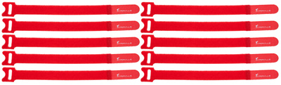Stairville CS-230 Red kabelių dirželis 230mm