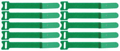 Stairville CS-160 Green kabelių dirželis 160mm  
