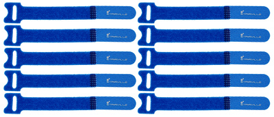 Stairville CS-160 Blue kabelių dirželis 160mm