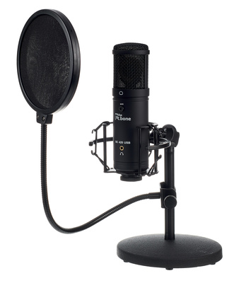 the t.bone SC 420 USB Desktop-Set didelės diafragmos mikrofonas