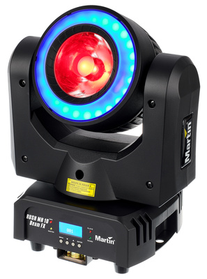B-Stock, Martin Rush MH 10 Beam FX, RGBW LED Beam-Movinghead mit LED-Effektring und endloser PAN-Tilt-Rotation, 60 W Osram RGBW LED mit