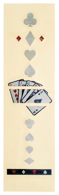 Jockomo Playing-Card Sticker gitaros grifo lipdukas