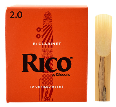 DAddario Woodwinds Rico Bb- Clar 2.0